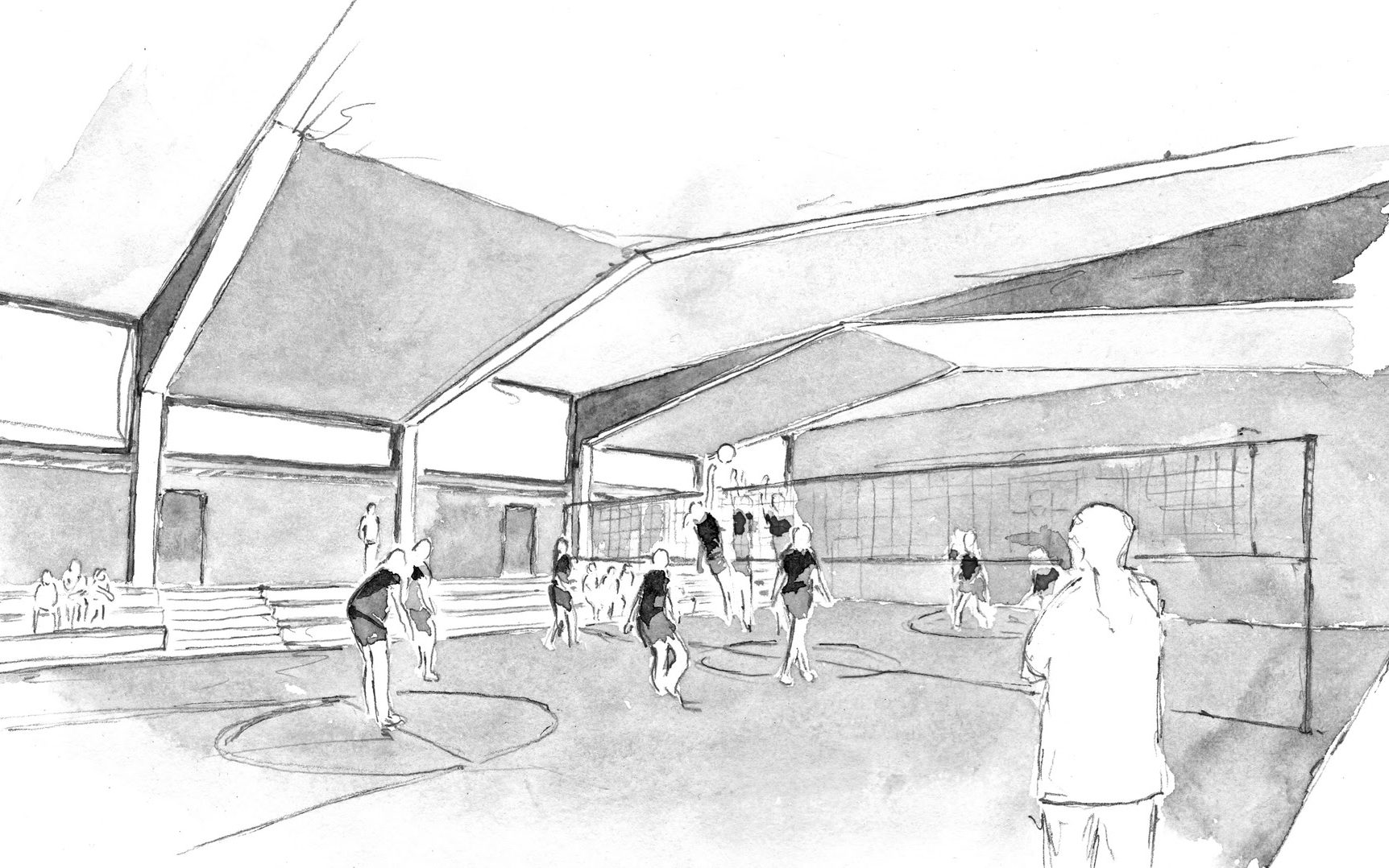 Sporthallenneubau Alfred-Delp-Realschule, Niederkassel (2)